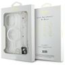 Guess GUHMP16LHGCRELST iPhone 16 Pro 6.3" przeźroczysty/transparent hardcase IML Glitter With Pearl Strap MagSafe na NearMe.pl