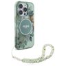 Guess GUHMP16XHFWBRCESN iPhone 16 Pro Max 6.9" zielony/green hardcase IML Flowers With Pearl Strap MagSafe na NearMe.pl
