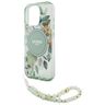 Guess GUHMP16XHFWBRCESN iPhone 16 Pro Max 6.9" zielony/green hardcase IML Flowers With Pearl Strap MagSafe na NearMe.pl