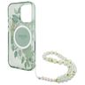 Guess GUHMP16XHFWBRCESN iPhone 16 Pro Max 6.9" zielony/green hardcase IML Flowers With Pearl Strap MagSafe na NearMe.pl