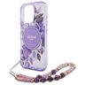 Guess GUHMP16XHFWBRCESU iPhone 16 Pro Max 6.9" fioletowy/purple hardcase IML Flowers With Pearl Strap MagSafe na NearMe.pl