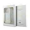 Guess GUHMP16XHCPOFPH iPhone 16 Pro Max 6.9" biały/white hardcase IML Flowers Allover Electro With Pearl Strap MagSafe na NearMe.pl