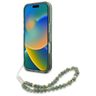 Guess GUHMP16MHCPOFPA iPhone 16 Plus6.7" zielony/green hardcase IML Flowers Allover Electro With Pearl Strap MagSafe na NearMe.pl