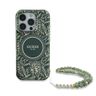Guess GUHMP16LHCPOFPA iPhone 16 Pro6.3" zielony/green hardcase IML Flowers Allover Electro With Pearl Strap MagSafe na NearMe.pl
