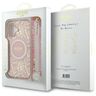 Guess GUHMP16MHCPOFPP iPhone 16 Plus6.7" różowy/pink hardcase IML Flowers Allover Electro With Pearl Strap MagSafe na NearMe.pl