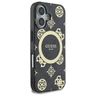 Guess GUHMP16SH4PYEEK iPhone 16 6.1" czarny/black hardcase IML Peony On 4G Background MagSafe na NearMe.pl
