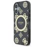 Guess GUHMP16SH4PYEEK iPhone 16 6.1" czarny/black hardcase IML Peony On 4G Background MagSafe na NearMe.pl