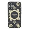 Guess GUHMP16SH4PYEEK iPhone 16 6.1" czarny/black hardcase IML Peony On 4G Background MagSafe na NearMe.pl