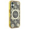 Guess GUHMP16SH4PYEEW iPhone 16 6.1" brązowy/brown hardcase IML Peony On 4G Background MagSafe na NearMe.pl