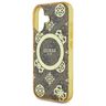 Guess GUHMP16SH4PYEEW iPhone 16 6.1" brązowy/brown hardcase IML Peony On 4G Background MagSafe na NearMe.pl