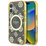 Guess GUHMP16SH4PYEEW iPhone 16 6.1" brązowy/brown hardcase IML Peony On 4G Background MagSafe na NearMe.pl