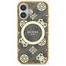 Guess GUHMP16SH4PYEEW iPhone 16 6.1" brązowy/brown hardcase IML Peony On 4G Background MagSafe na NearMe.pl