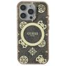 Guess GUHMP16LH4PYEEW iPhone 16 Pro 6.3" brązowy/brown hardcase IML Peony On 4G Background MagSafe na NearMe.pl