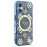 Guess GUHMP16SH4PYEEB iPhone 16 6.1" niebieski/blue hardcase IML Peony On 4G Background MagSafe na NearMe.pl