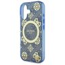 Guess GUHMP16SH4PYEEB iPhone 16 6.1" niebieski/blue hardcase IML Peony On 4G Background MagSafe na NearMe.pl