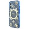 Guess GUHMP16SH4PYEEB iPhone 16 6.1" niebieski/blue hardcase IML Peony On 4G Background MagSafe na NearMe.pl