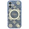 Guess GUHMP16SH4PYEEB iPhone 16 6.1" niebieski/blue hardcase IML Peony On 4G Background MagSafe na NearMe.pl