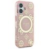 Guess GUHMP16SH4PYEEP iPhone 16 6.1" różowy/pink hardcase IML Peony On 4G Background MagSafe na NearMe.pl