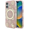 Guess GUHMP16SH4PYEEP iPhone 16 6.1" różowy/pink hardcase IML Peony On 4G Background MagSafe na NearMe.pl