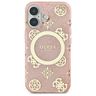 Guess GUHMP16SH4PYEEP iPhone 16 6.1" różowy/pink hardcase IML Peony On 4G Background MagSafe na NearMe.pl