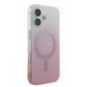 Guess GUHMP16SHGRCELP iPhone 16 6.1" różowy/pink hardcase IML Glitter Gradient MagSafe na NearMe.pl