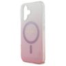 Guess GUHMP16SHGRCELP iPhone 16 6.1" różowy/pink hardcase IML Glitter Gradient MagSafe na NearMe.pl