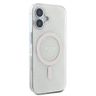 Guess GUHMP16SH4DTEH iPhone 16 6.1" biały/white hardcase IML 4G Background MagSafe na NearMe.pl
