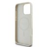 Guess GUHMP16LPGHSMME iPhone 16 Pro 6.3" beżowy/beige hardcase Grained Ring MagSafe na NearMe.pl