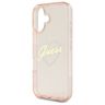 Guess GUHCP16SHCHGSPP iPhone 16 6.1" różowy/pink hardcase IML Heart na NearMe.pl