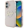 Guess GUHCP16SHCHGSPP iPhone 16 6.1" różowy/pink hardcase IML Heart na NearMe.pl
