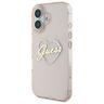 Guess GUHCP16SHCHGSPP iPhone 16 6.1" różowy/pink hardcase IML Heart na NearMe.pl