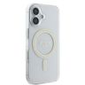 Guess GUHMP16SHFGERET iPhone 16 przeźroczysty/transparent hardcase IML Glitter Circle MagSafe na NearMe.pl