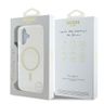 Guess GUHMP16SHFGERET iPhone 16 przeźroczysty/transparent hardcase IML Glitter Circle MagSafe na NearMe.pl