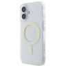 Guess GUHMP16SHFGERET iPhone 16 przeźroczysty/transparent hardcase IML Glitter Circle MagSafe na NearMe.pl