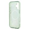 Guess GUHMP16SHFWBDCEN iPhone 16 6.1" zielony/green hardcase IML Flower & Tonal Circle MagSafe na NearMe.pl