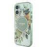 Guess GUHMP16SHFWBDCEN iPhone 16 6.1" zielony/green hardcase IML Flower & Tonal Circle MagSafe na NearMe.pl