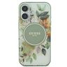 Guess GUHMP16MHFWBDCEN iPhone 16 Plus 6.7" zielony/green hardcase IML Flower & Tonal Circle MagSafe na NearMe.pl