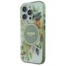 Guess GUHMP16LHFWBDCEN iPhone 16 Pro 6.3" zielony/green hardcase IML Flower & Tonal Circle MagSafe na NearMe.pl