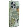 Guess GUHMP16LHFWBDCEN iPhone 16 Pro 6.3" zielony/green hardcase IML Flower & Tonal Circle MagSafe na NearMe.pl