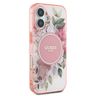 Guess GUHMP16SHFWBDCEP iPhone 16 6.1" różowy/pink hardcase IML Flower & Tonal Circle MagSafe na NearMe.pl