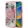 Guess GUHMP16SHFWBDCEP iPhone 16 6.1" różowy/pink hardcase IML Flower & Tonal Circle MagSafe na NearMe.pl