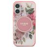 Guess GUHMP16MHFWBDCEP iPhone 16 Plus 6.7" różowy/pink hardcase IML Flower & Tonal Circle MagSafe na NearMe.pl