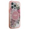 Guess GUHMP16XHFWBDCEP iPhone 16 Pro Max 6.9" różowy/pink hardcase IML Flower & Tonal Circle MagSafe na NearMe.pl