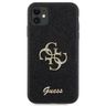 Guess GUHCN61HG4SGK iPhone 11 / Xr 6.1"czarny/black hardcase Glitter Script Big 4G na NearMe.pl