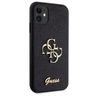 Guess GUHCN61HG4SGK iPhone 11 / Xr 6.1"czarny/black hardcase Glitter Script Big 4G na NearMe.pl
