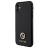 Guess GUHCN61PS4DGPK iPhone 11 / Xr 6.1" czarny/black hardcase Strass Metal Logo na NearMe.pl