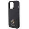 Guess GUHCP13LPS4DGPK iPhone 13 Pro 6.1" czarny/black hardcase Strass Metal Logo na NearMe.pl