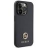 Guess GUHCP14LPS4DGPK iPhone 14 Pro 6.1" czarny/black hardcase Strass Metal Logo na NearMe.pl