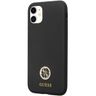 Guess GUHCN614DGPK iPhone 11 / Xr 6.1"czarny/black hardcase Silicone Logo Strass 4G na NearMe.pl