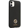 Guess GUHCN614DGPK iPhone 11 / Xr 6.1"czarny/black hardcase Silicone Logo Strass 4G na NearMe.pl